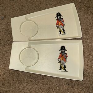 Vintage McDonalds Captain Crook Serving Trays